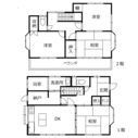 野川本町三丁目一戸建て -間取り図