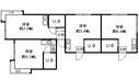 宿河原一棟アパート -間取り図